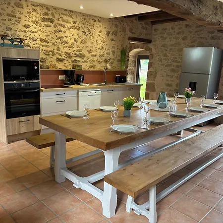 Les Belles Pierres, Longere De Charme Et Authentique Vue Campagne, 3 Min Puy Dufou Ferienhaus *